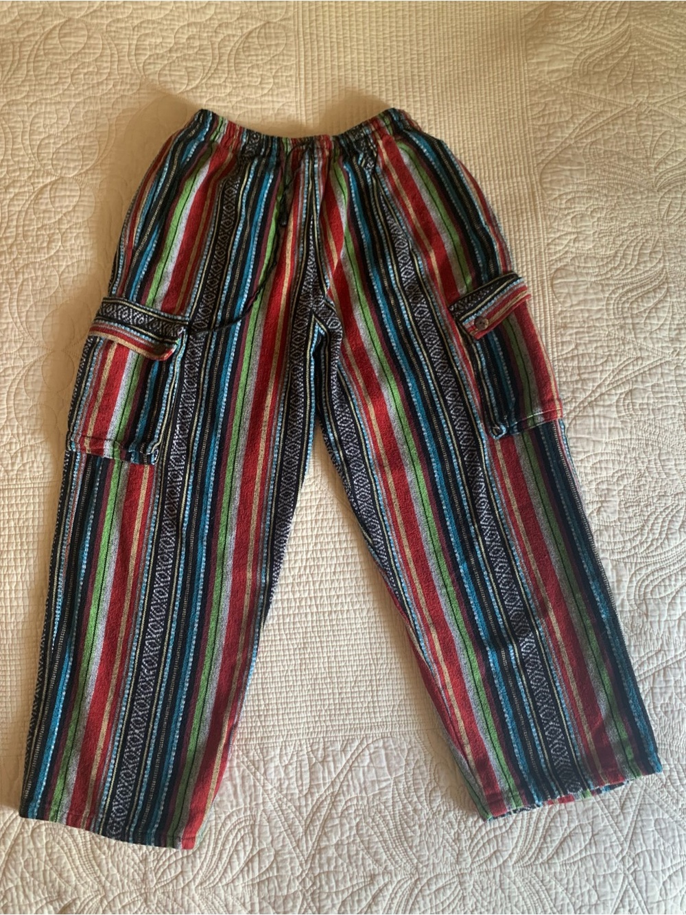 Kathmandu Imports Striped Cargo Pants